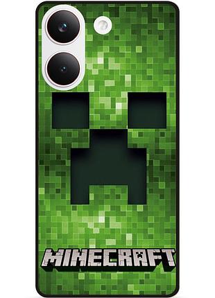 Силіконовий чохол бампер для xiaomi poco x8 pro гра minecraft майнкрафт