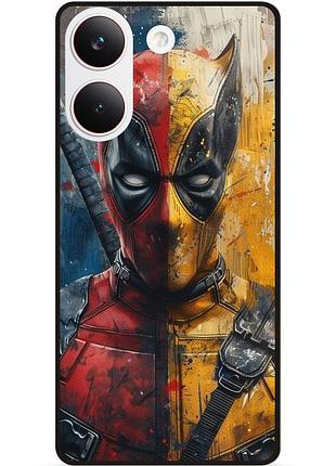 Силіконовий бампер чохол для xiaomi poco x8 pro з малюнком росомаха marvel дэдпул