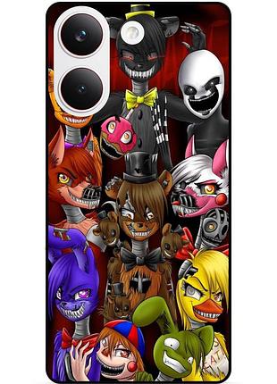 Силіконовий бампер чохол для xiaomi poco x8 pro з малюнком freddy фредді аніматроніки