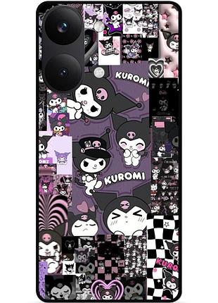 Чохол силіконовий бампер для xiaomi poco x8 pro max з картинкою kuromi куромі