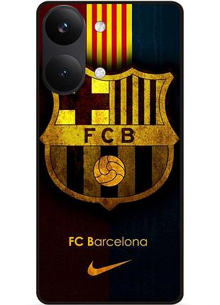 Силіконовий чохол бампер для xiaomi poco x8 pro max з малюнком barcelona барселона