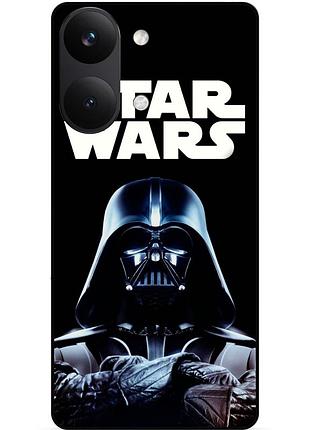 Силіконовий бампер чохол для xiaomi poco x8 pro max з малюнком star wars зоряні війни дарт вейдер