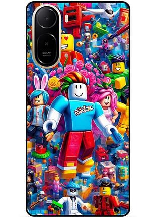 Силіконовий чохол бампер для xiaomi redmi a7 pro з малюнком роблокс roblox
