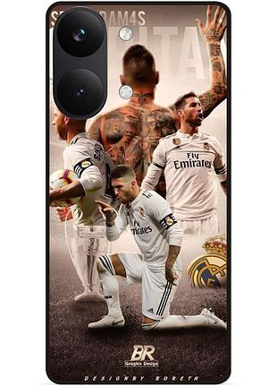 Силіконовий чохол бампер для xiaomi poco x8 pro max з малюнком sergio ramos серхио рамос real madrid
