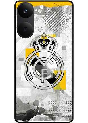Силіконовий чохол бампер для xiaomi poco x8 pro max з малюнком real madrid реал мадрид