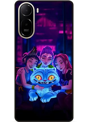 Силіконовий чохол бампер для xiaomi redmi a7 pro з малюнком demon hunters k-pop