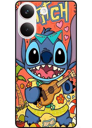 Силіконовий бампер чохол для xiaomi poco x8 pro з картинкою стіч stitch