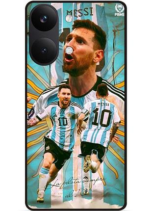 Силіконовий чохол бампер для xiaomi poco x8 pro max з малюнком messi or мессі