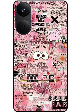 Силіконовий чохол бампер для xiaomi poco x8 pro max з картинкою sponge bob губка боб