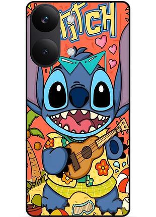 Силіконовий бампер чохол для xiaomi poco x8 pro max з картинкою стіч stitch