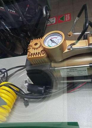 Автомобильный компрессор б/у автокомпрессор двухпоршневой meshuba 12v