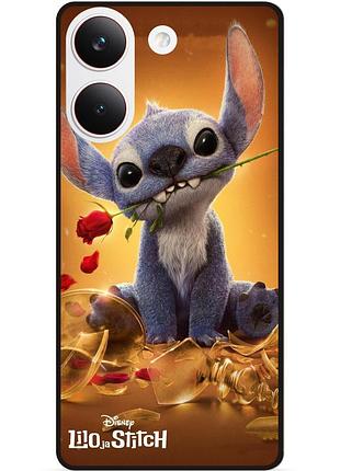 Силіконовий бампер чохол для xiaomi poco x8 pro стіч stitch