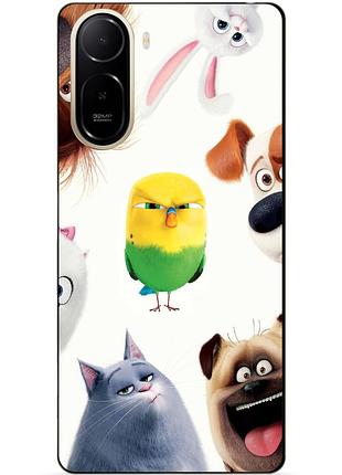 Силіконовий чохол бампер для xiaomi redmi a7 pro з малюнком таємне життя домашніх животних
