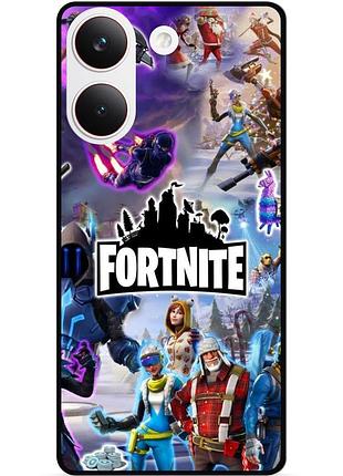 Силіконовий чохол бампер для xiaomi poco x8 pro гра fortnite фортнайт