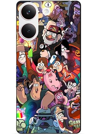 Силіконовий чохол бампер для xiaomi poco x8 pro з малюнком гравіті фолз gravity falls