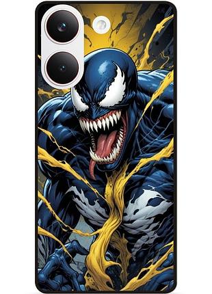 Силіконовий чохол бампер для xiaomi poco x8 pro з малюнком веном venom карнаж