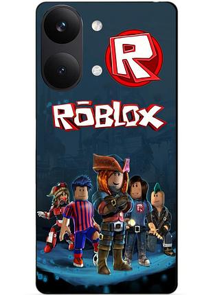 Силіконовий чохол бампер для xiaomi poco x8 pro max з малюнком roblox роблокс