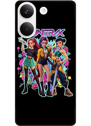 Силіконовий бампер чохол для xiaomi poco x8 pro demon hunters k-pop