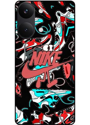 Чохол силіконовий бампер для xiaomi poco x8 pro max з малюнком найк nike