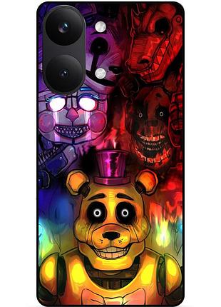 Силіконовий бампер чохол для xiaomi poco x8 pro max з малюнком freddy фредді аніматроніки