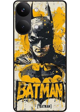 Чехол силиконовый бампер для xiaomi poco x8 pro max с рисунком batman dc бэтмен