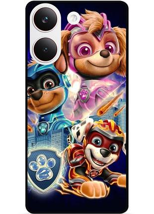 Силіконовий чохол бампер для xiaomi poco x8 pro з малюнком щенячий патруль