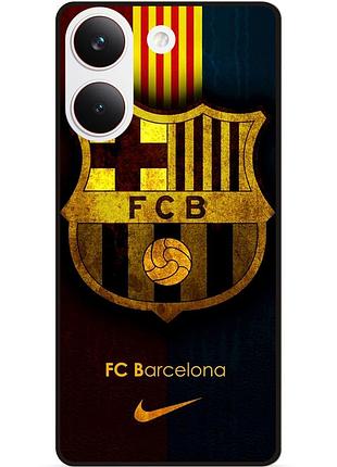 Силіконовий чохол бампер для xiaomi poco x8 pro з малюнком barcelona барселона
