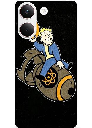 Силіконовий чохол для xiaomi poco x8 pro з малюнком фоллаут fallout