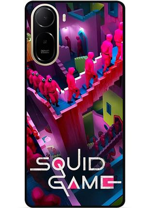 Силіконовий чохол бампер для xiaomi redmi a7 pro з малюнком гра в кальмара