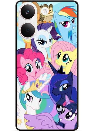 Силіконовий бампер чохол для xiaomi poco x8 pro з малюнком поні my little pony