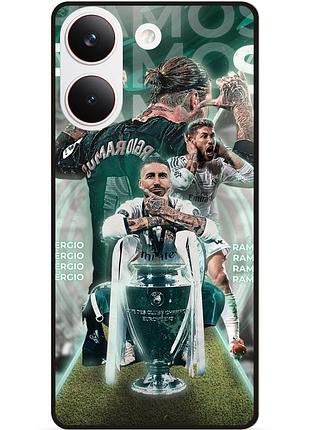 Силіконовий чохол бампер для xiaomi poco x8 pro з малюнком серхио рамос sergio ramos