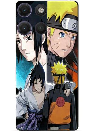 Силіконовий чохол бампер для motorola moto g17 з малюнком наруто узумакі naruto