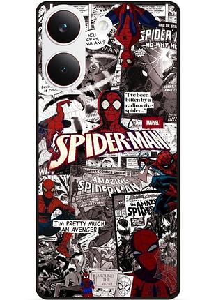 Силіконовий чохол бампер для xiaomi poco x8 pro spider man людина-павук