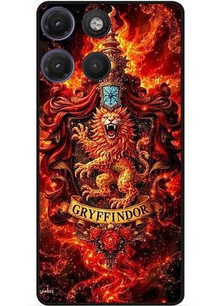 Чохол силіконовий бампер для motorola moto g17 з малюнком ґрифіндор gryffindor гаррі поттер harry potter