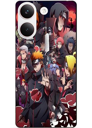 Силіконовий чохол бампер для xiaomi poco x8 pro з малюнком наруто naruto аніме
