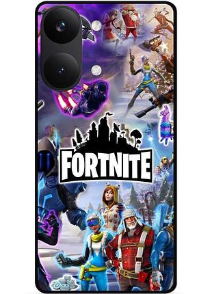 Силіконовий чохол бампер для xiaomi poco x8 pro max гра fortnite фортнайт
