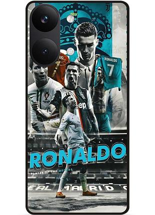 Силіконовий чохол бампер для xiaomi poco x8 pro max ronaldo роналдо