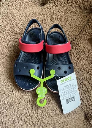 Crocs босоніжки c10 crosband, 26-27р. на хлопчика, сандалії крокс