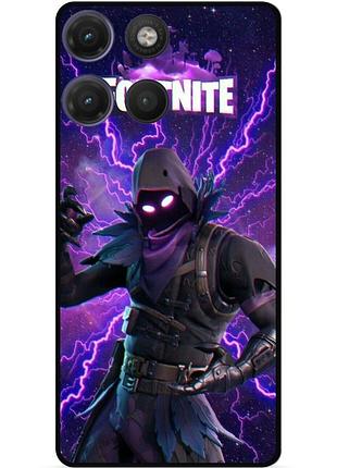 Силіконовий чохол бампер для motorola moto g17 з картинкою fortnite фортнайт