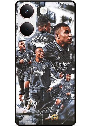Силіконовий чохол бампер для xiaomi poco x8 pro з малюнком mbappe real мбаппе