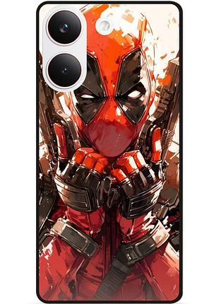 Силіконовий бампер чохол для xiaomi poco x8 pro з малюнком дедпул deadpool