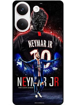 Силіконовий чохол бампер для xiaomi poco x8 pro з малюнком неймар neymar