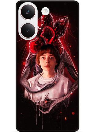 Силіконовий чохол бампер для xiaomi poco x8 pro з малюнком дивні дива дивні справи