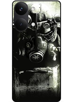 Силіконовий чохол бампер для xiaomi poco x8 pro max з малюнком фоллаут fallout