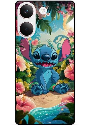 Чехол силиконовый бампер для xiaomi poco x8 pro с рисунком stitch стич