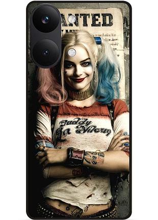 Силіконовий чохол бампер для xiaomi poco x8 pro max з малюнком харли квинн joker