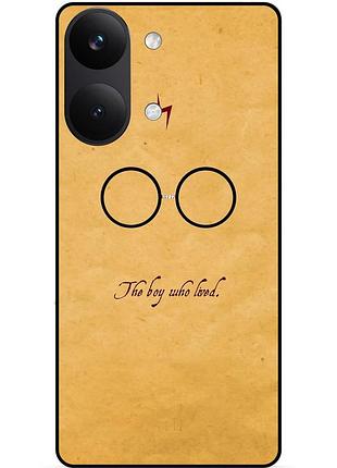 Чохол силіконовий бампер для xiaomi poco x8 pro max з малюнком гаррі поттер harry potter окуляри