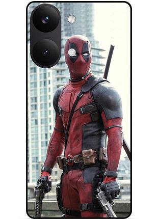 Силіконовий бампер чохол для xiaomi poco x8 pro max з малюнком deadpool дедпул