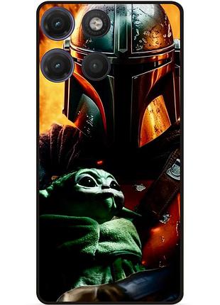 Чохол силіконовий для motorola moto g17 grogu mandalorian йода