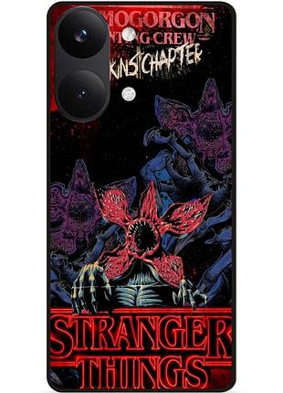 Силіконовий чохол бампер для xiaomi poco x8 pro max дивні дива stranger things